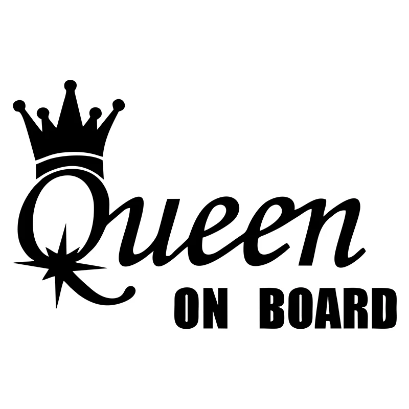 Queen On Board Naklejka
