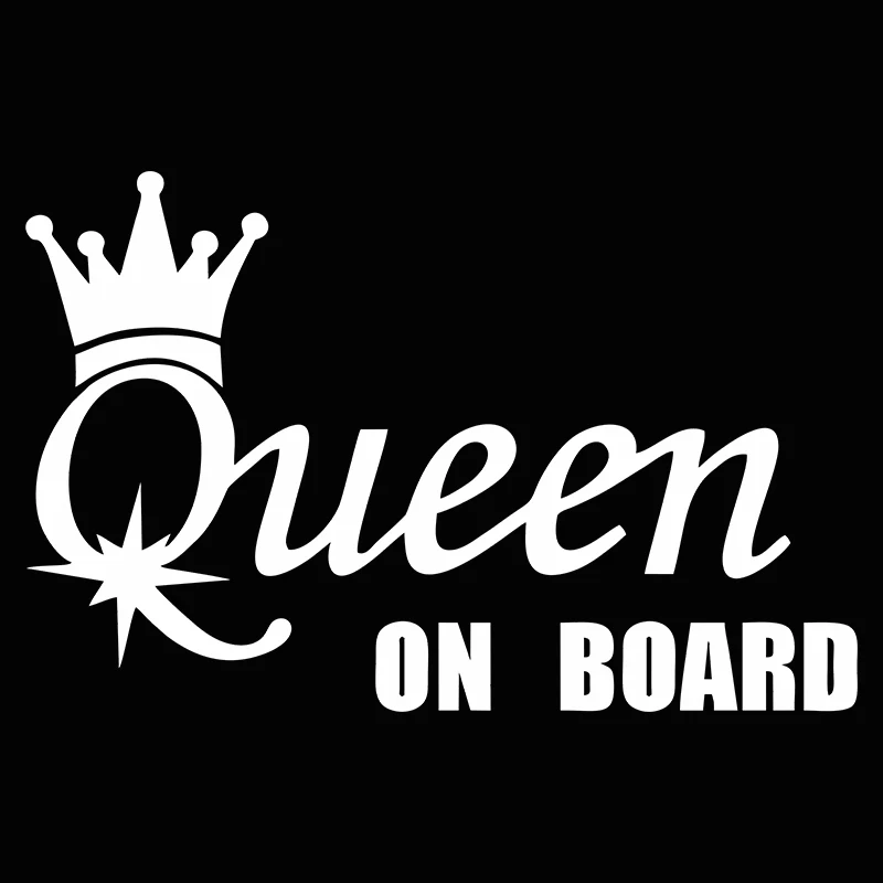 Queen On Board Naklejka