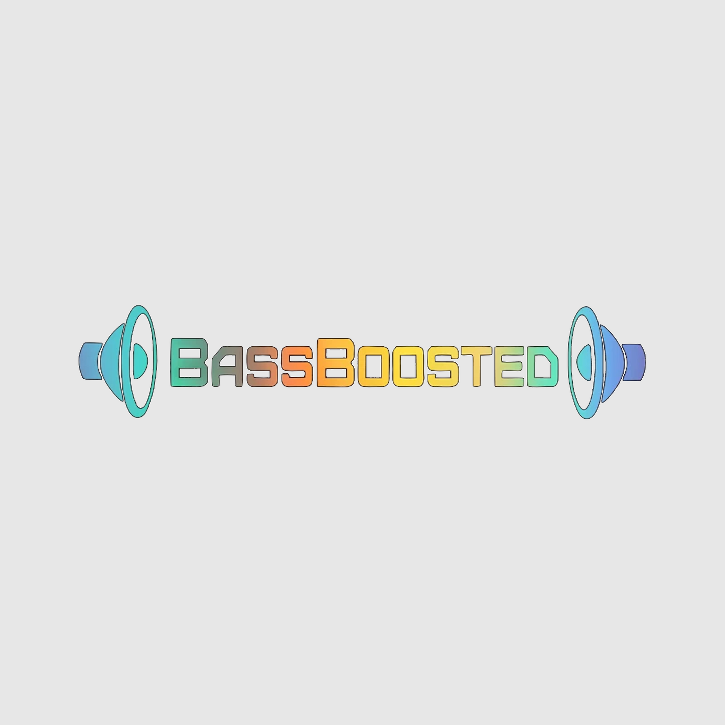Bass Boosted Naklejka