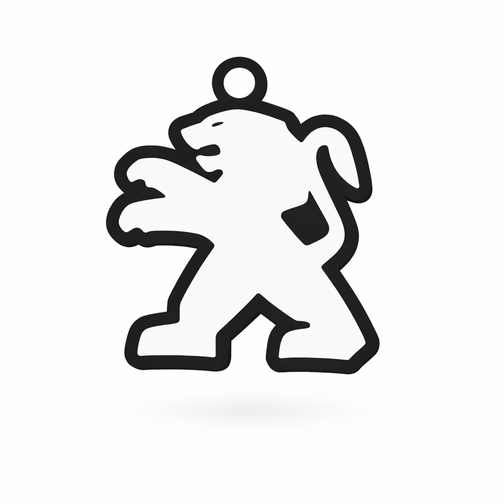 Logo Peugeot - Brelok do kluczy