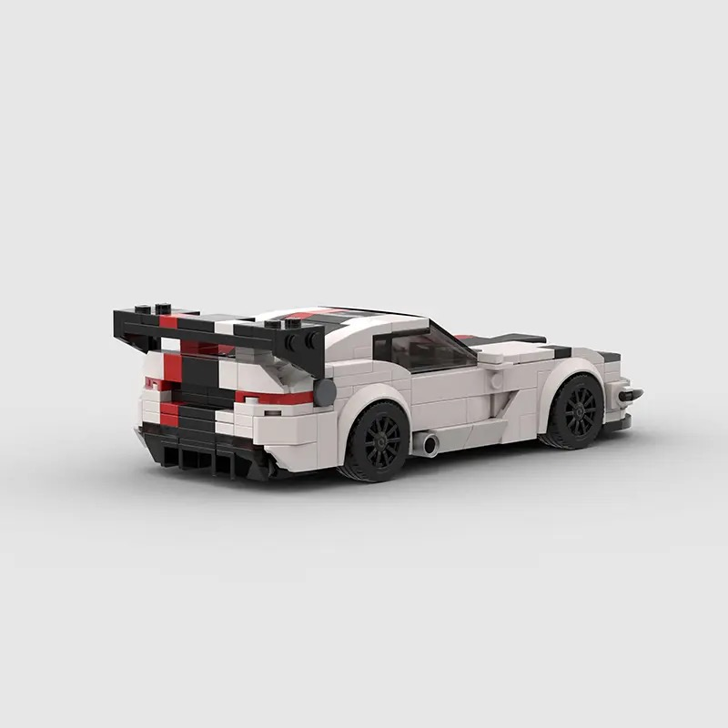 Dodge Viper White/Black-Orange