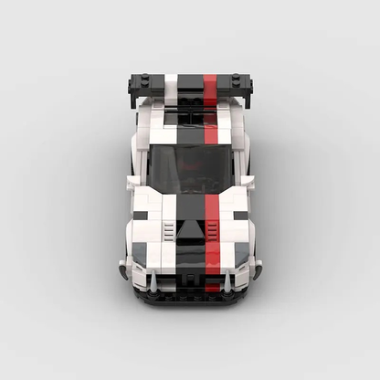 Dodge Viper White/Black-Orange