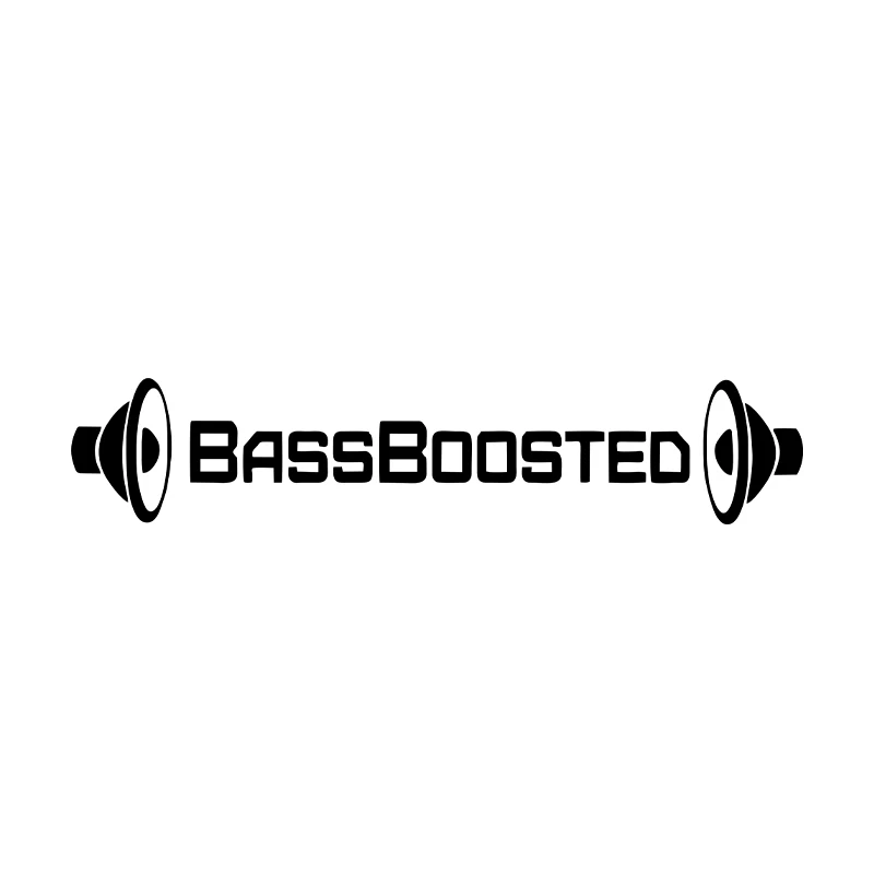 Bass Boosted Naklejka