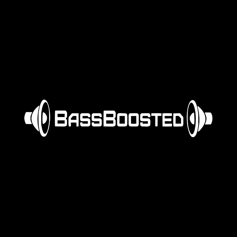Bass Boosted Naklejka