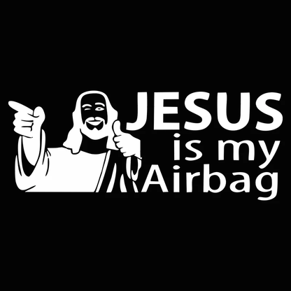 Jesus Is My Airbag Naklejka