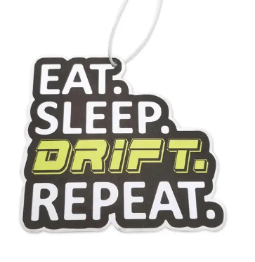 Zawieszka zapachowa do samochodu Eat Sleep Drift Repeat