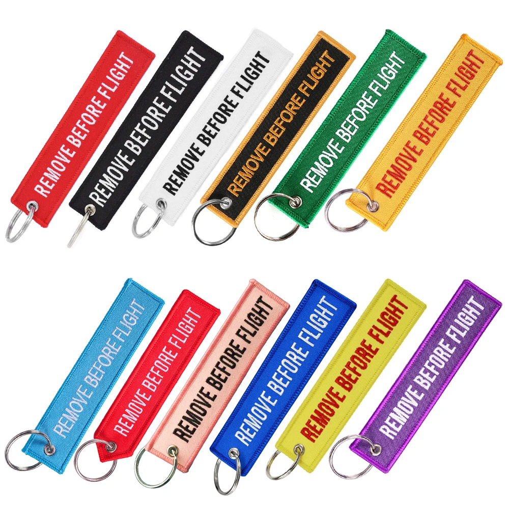 Remove Before Flight Keychain