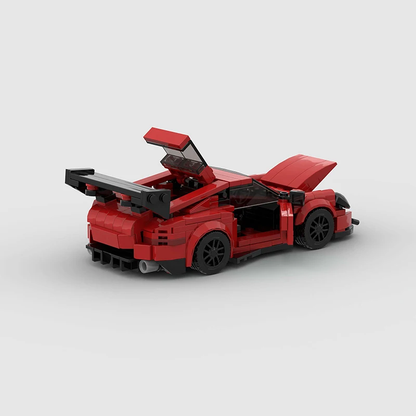 Porsche 911 GT2 Rs Pink/Red/Grey